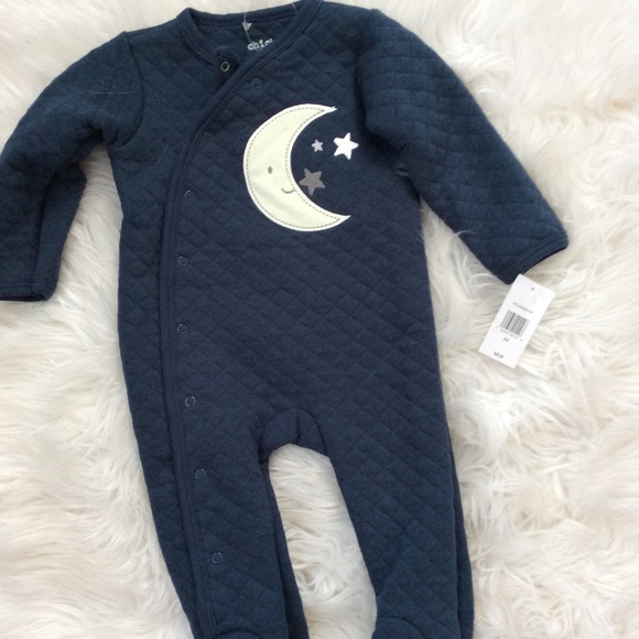 Chick pea Other - 🎈SALE🎈NWT CHICK PEA Moon & Stars Onsie